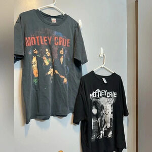 2005/2022 VTG BUNDLE motley crue concert merch tour t-shirts black L/3XL